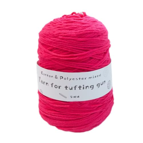 LSQXSS 458 g Knäuel-Tuftgarn, professionelles 8-fach getuftetes Garn zum Tuften von Teppichen, Stanznadel, 5 mm dickes Poke-Stickgarn, gemischtes Nähgarn aus Polyester-Baumwolle LSQXSS 458 g Knäuel-Tuftgarn, professionelles 8-fach getuftetes Garn zum Tuften von Teppichen, Stanznadel, 5 mm dickes Poke-Stickgarn, gemischtes Nähgarn aus Polyester-Baumwolle von LSQXSS