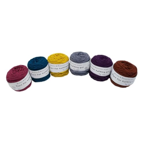 LSQXSS Tufting-Garn,Wollknäuel aus Poly-Baumwolle,professionelles Garn für Tufting-Pistole,5mm dickes DIY-Teppich-Fadengarn,Tufting-Garn zum Weben/Stricken/Stanzen,6 Rollen LSQXSS Tufting-Garn,Wollknäuel aus Poly-Baumwolle,professionelles Garn für Tufting-Pistole,5mm dickes DIY-Teppich-Fadengarn,Tufting-Garn zum Weben/Stricken/Stanzen,6 Rollen von LSQXSS