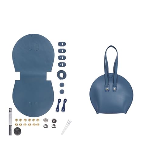 Leder Muschel PU Material DIY Set Teile for Handtasche Tasche DIY (Color : DIY set, Size : 1pc DIY Bag) von LSYHHXC