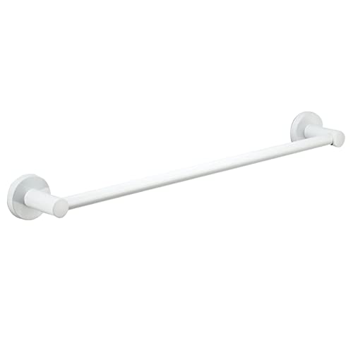 LSyySy Handtuchstange für Badezimmer, Wandmontage, weißer Handtuchhalter, runde Handtuchhalter für Hardware, Küche, WC, Schraubenmontage, 30 cm - 98 cm optional LSyySy Handtuchstange für Badezimmer, Wandmontage, weißer Handtuchhalter, runde Handtuchhalter für Hardware, Küche, WC, Schraubenmontage, 30 cm - 98 cm optional von LSyySy