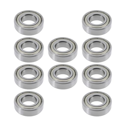 LT Easiyl 10 Stück Metall-Rillenkugellager 6003 2Z / ZZ 17x35x10 Mm Metallgeschirmtes Lager für Industrie- Und Automobilanwendungen LT Easiyl 10 Stück Metall-Rillenkugellager 6003 2Z / ZZ 17x35x10 Mm Metallgeschirmtes Lager für Industrie- Und Automobilanwendungen von LT Easiyl