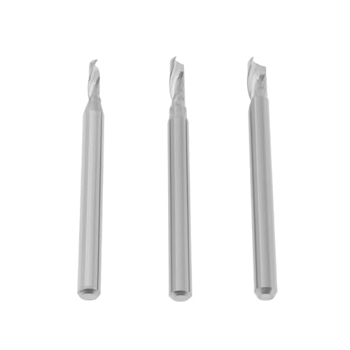 LT Easiyl Spiralfräser-Bits, 1/8 Hartmetall, Wolframstahl, Fräserbohrer für MDF, PVC, Acryl, Massivholz, Spanplatten, Sperrholz, 3 Stück LT Easiyl Spiralfräser-Bits, 1/8 Hartmetall, Wolframstahl, Fräserbohrer für MDF, PVC, Acryl, Massivholz, Spanplatten, Sperrholz, 3 Stück von LT Easiyl