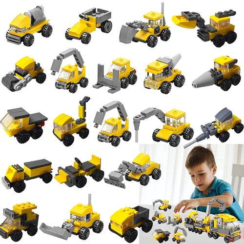 LTHOENG Bausteine Mitgebsel Kindergeburtstag Gastgeschenke, 20 Pack Mini Bausteine Konstruktionsspielzeug,Party Geburtstag Deko,Adventskalender Halloween Kinder Junge Mädchen Party Pinata Geschenk ﻿ von LTHOENG