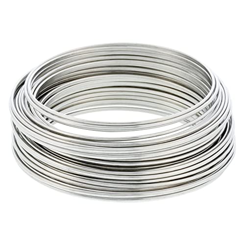 2,0 mm 304 Edelstahldraht, 91,4 cm, für Bastelarbeiten, Handwerk, Draht, Formdraht, künstlerischer Draht, Schmuckherstellung, Draht, Bonsai, Trainingsdraht, Gartendraht 2,0 mm 304 Edelstahldraht, 91,4 cm, für Bastelarbeiten, Handwerk, Draht, Formdraht, künstlerischer Draht, Schmuckherstellung, Draht, Bonsai, Trainingsdraht, Gartendraht von SKYPRO