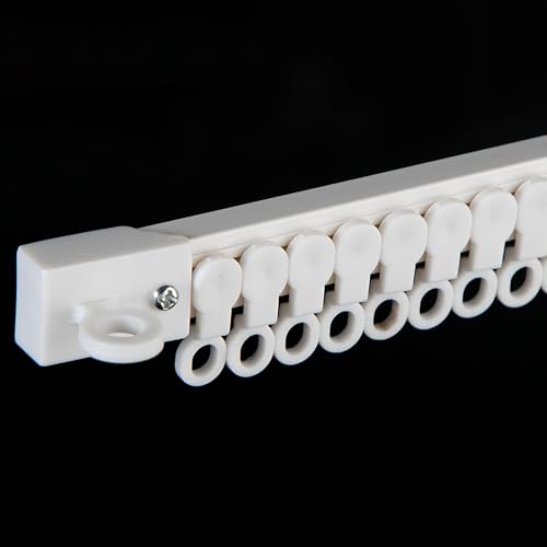 Selbstklebende Gardinenschiene (40–300 Cm) Raumteiler Für Decke Oder Wand – Ohne Bohren – Schiebevorhangschiene Für Wohnmobil, Wohnwagen Und Zuhause(Wall,4.6ft/140cm) von LTSRLL