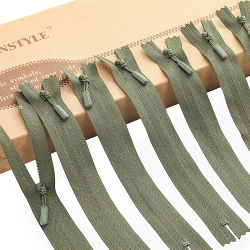 LTWHOME INOTIONSTYLE 17 CM #3 Olivgrüner leichter Kordelzug Reißverschluss für Wanderrucksäcke 70 Stück 24Z075826 LTWHOME INOTIONSTYLE 17 CM #3 Olivgrüner leichter Kordelzug Reißverschluss für Wanderrucksäcke 70 Stück 24Z075826 von LTWHOME