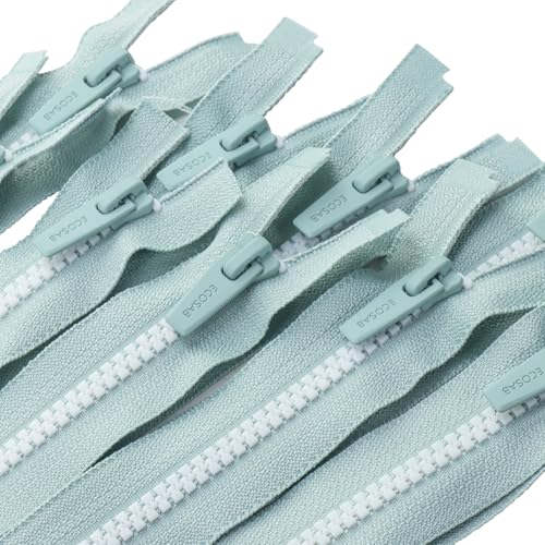 LTWHOME INOTIONSTYLE Bio-basierter Reißverschluss Linker Einsetz 60 CM #5 Mintgrüner Kunststoff-Reißverschluss für Kinderjacken 6 Stück 22D084460 LTWHOME INOTIONSTYLE Bio-basierter Reißverschluss Linker Einsetz 60 CM #5 Mintgrüner Kunststoff-Reißverschluss für Kinderjacken 6 Stück 22D084460 von LTWHOME