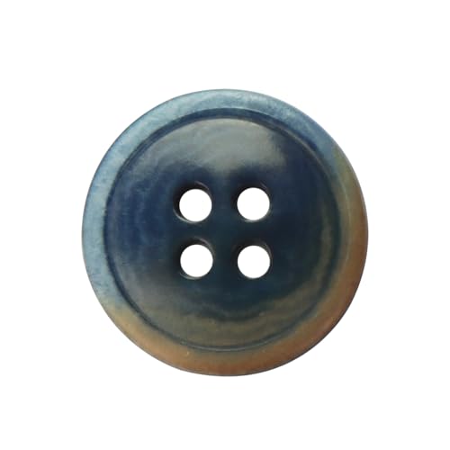 LTWHOME INOTIONSTYLE OEKO-TEX® Premium Knopf set 15mm 4-Loch-Knöpfe für Blazer-Anzug Tiefblau 200 Stück JDS3826K von LTWHOME