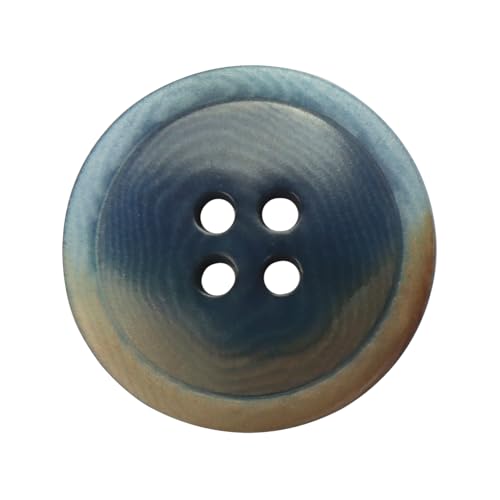 LTWHOME INOTIONSTYLE OEKO-TEX® Premium Knopf set 20mm 4-Loch-Knöpfe für Blazer-Anzug Tiefblau 200 Stück JDS3826K von LTWHOME