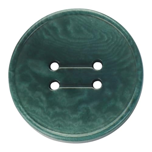 LTWHOME INOTIONSTYLE OEKO-TEX® Premium Knopf set 25mm 4-Loch-Knöpfe für Übermäntel Dunkelblau 200 Stück JADS00629K von LTWHOME