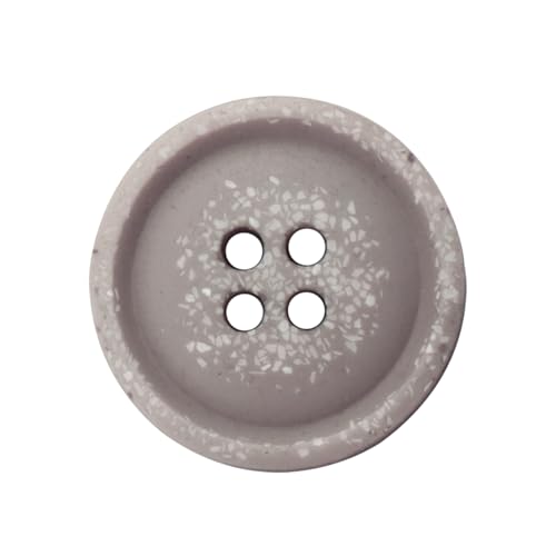 LTWHOME INOTIONSTYLE OEKO-TEX® Recyceltes Knopf set–Ökologisch & Nachhaltig 15mm 4-Loch-Knöpfe für Pullover Grau 200 Stück APDTK00002FK von LTWHOME