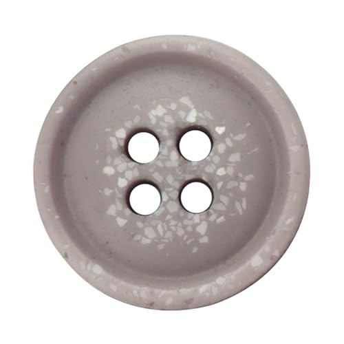 LTWHOME INOTIONSTYLE OEKO-TEX® Recyceltes Knopf set–Ökologisch & Nachhaltig 20mm/32L 4-Loch-Knöpfe für Mäntel Grau 200 Stück APDTK00002FK von LTWHOME