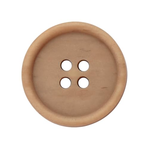 LTWHOME INOTIONSTYLE OEKO-TEX® Recyceltes Knopf set–Ökologisch & Nachhaltig 20mm 4-Loch-Knöpfe für Pullover Braun 200 Stück ATCK00002K von LTWHOME