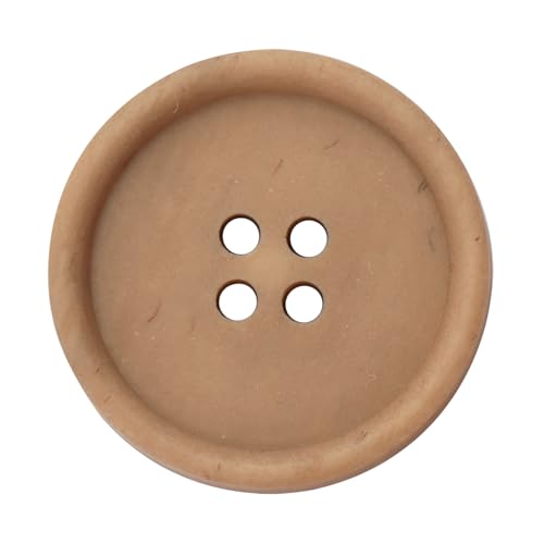 LTWHOME INOTIONSTYLE OEKO-TEX® Recyceltes Knopf set–Ökologisch & Nachhaltig 25mm 4-Loch-Knöpfe für Pullover Braun 200 Stück ATCK00002K von LTWHOME