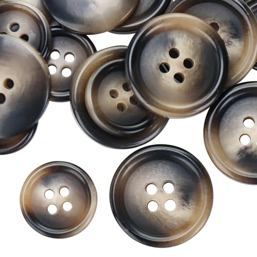 LTWHOME INOTIONSTYLE Premium Knopf-Set 15/20mm 4-Loch-Knöpfe für Frauen Anzüge Hellbraun 90 Stück IDD05232K LTWHOME INOTIONSTYLE Premium Knopf-Set 15/20mm 4-Loch-Knöpfe für Frauen Anzüge Hellbraun 90 Stück IDD05232K von LTWHOME