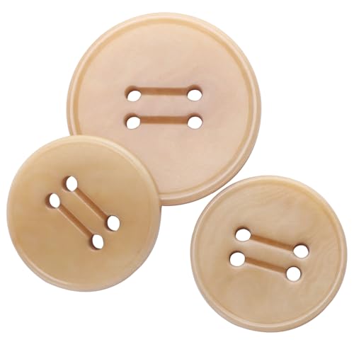 LTWHOME INOTIONSTYLE Premium Knopf-Set 20/25mm 4-Loch Elfenbein-Nuss-Knopf für Übermäntel Khaki 16 Stück JADS00629K LTWHOME INOTIONSTYLE Premium Knopf-Set 20/25mm 4-Loch Elfenbein-Nuss-Knopf für Übermäntel Khaki 16 Stück JADS00629K von LTWHOME
