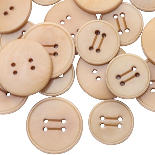 LTWHOME INOTIONSTYLE Premium Knopf-Set 20/25mm 4-Loch Elfenbein-Nuss-Knopf für Übermäntel Khaki 48 Stück JADS00629K LTWHOME INOTIONSTYLE Premium Knopf-Set 20/25mm 4-Loch Elfenbein-Nuss-Knopf für Übermäntel Khaki 48 Stück JADS00629K von LTWHOME