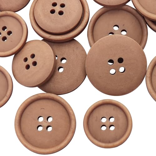 LTWHOME INOTIONSTYLE Recyceltes Knopfset – Ökologisch & Nachhaltig 20/25mm 4-Loch-Knöpfe für Pullover Braun 48 Stück ATCK00002K LTWHOME INOTIONSTYLE Recyceltes Knopfset – Ökologisch & Nachhaltig 20/25mm 4-Loch-Knöpfe für Pullover Braun 48 Stück ATCK00002K von LTWHOME