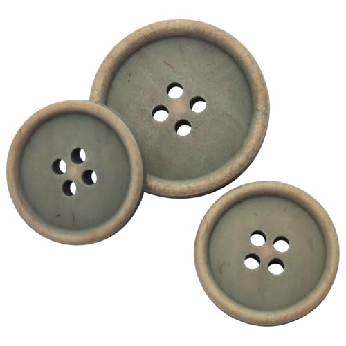LTWHOME INOTIONSTYLE Recyceltes Knopfset – Ökologisch & Nachhaltig 20/25mm 4-Loch-Knöpfe für Pullover Olivgrün 16 Stück ATCK00002K LTWHOME INOTIONSTYLE Recyceltes Knopfset – Ökologisch & Nachhaltig 20/25mm 4-Loch-Knöpfe für Pullover Olivgrün 16 Stück ATCK00002K von LTWHOME