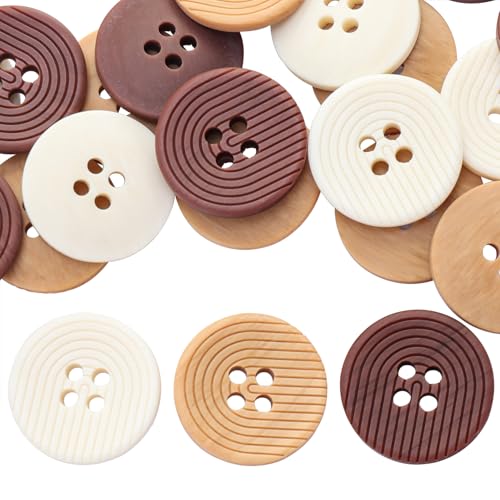 LTWHOME INOTIONSTYLE Recyceltes Knopfset – Ökologisch & Nachhaltig 20mm/32L 3 Farben 4-Loch-Knöpfe für Pullover Beige Khaki Braun 54 Stück ADS13140K LTWHOME INOTIONSTYLE Recyceltes Knopfset – Ökologisch & Nachhaltig 20mm/32L 3 Farben 4-Loch-Knöpfe für Pullover Beige Khaki Braun 54 Stück ADS13140K von LTWHOME