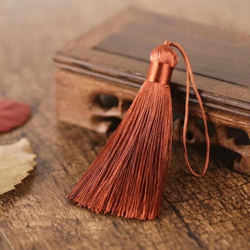 LUAND 5 Stück 8 cm Bunte Quastenfransen für DIY-Kunsthandwerk und Schmuckherstellung. Spike-Polyester-Eisseide-Lesezeichen-Schlüsselanhänger-Quasten LUAND 5 Stück 8 cm Bunte Quastenfransen für DIY-Kunsthandwerk und Schmuckherstellung. Spike-Polyester-Eisseide-Lesezeichen-Schlüsselanhänger-Quasten von LUAND