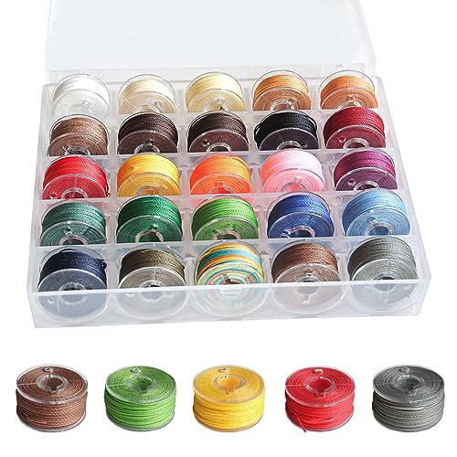 LUBOXIN 25 Rollen Gewachste Schnur 0.55mm x 10m Bunt Gewachste Fäden Polyesterschnur Wachsschnur für Schmuckherstellung Gewachste Baumwollschnur mit Box für Armbänder DIY Basteln Makramee Leder Nähen LUBOXIN 25 Rollen Gewachste Schnur 0.55mm x 10m Bunt Gewachste Fäden Polyesterschnur Wachsschnur für Schmuckherstellung Gewachste Baumwollschnur mit Box für Armbänder DIY Basteln Makramee Leder Nähen von LUBOXIN