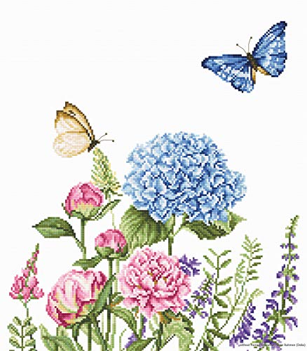 Luca-S BA2360 Sommerblumen und Schmetterlinge Aida Kreuzstichset, Baumwolle, mehrfarbig, 26,5x31,5cm Luca-S BA2360 Sommerblumen und Schmetterlinge Aida Kreuzstichset, Baumwolle, mehrfarbig, 26,5x31,5cm von LUCAS