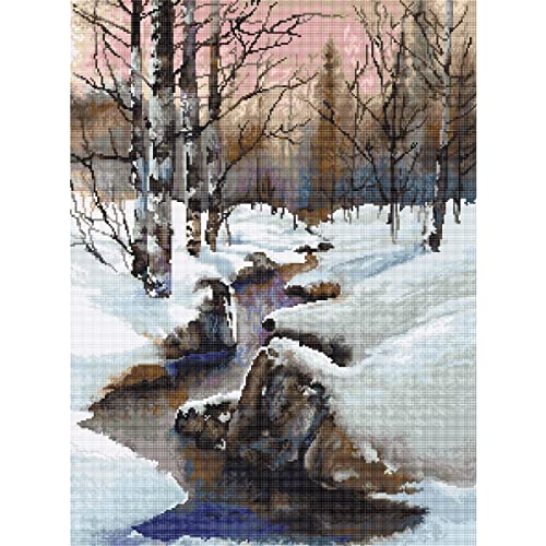 Luca-S Gobelin Set Winter, Zählmuster, 22x29,5cm Luca-S Gobelin Set Winter, Zählmuster, 22x29,5cm von LUCAS