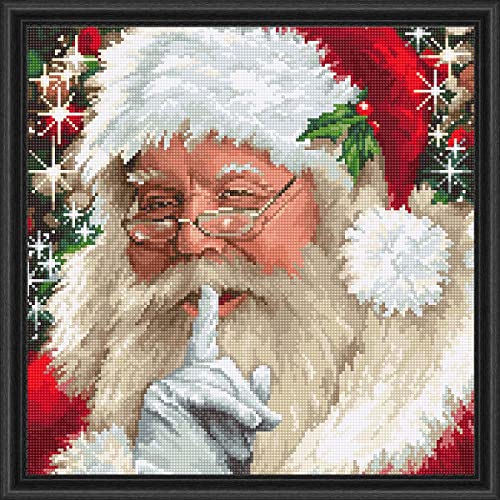 Luca-S Kreuzstich Set Santa, Zählmuster, 26x25cm Luca-S Kreuzstich Set Santa, Zählmuster, 26x25cm von LUCAS