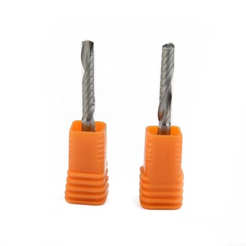 CNC-kompatible 4 mm einschneidige Schaftfräser-Bits, 2 Stück, für Aluminium- und MDF-Anwendungen CNC-kompatible 4 mm einschneidige Schaftfräser-Bits, 2 Stück, für Aluminium- und MDF-Anwendungen von LUCKCDUO