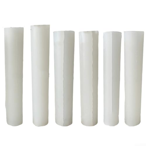 Gestreifte Formen zur Kerzenherstellung, flexibles Silikon für kreative DIY-Projekte (Stil 1) von LUCKCDUO