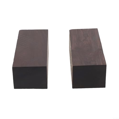 Innovatives Basteln mit der glatten Oberfläche dieses Holzrohlings aus Ebenholz (2 Stück) von LUCKCDUO