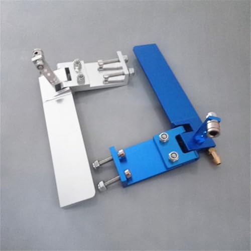 LUCKCDUO Wasserabsorbierendes Ruder aus Aluminium für effiziente Leistung in elektrischen RC-Booten (Blau, 95 mm) von LUCKCDUO