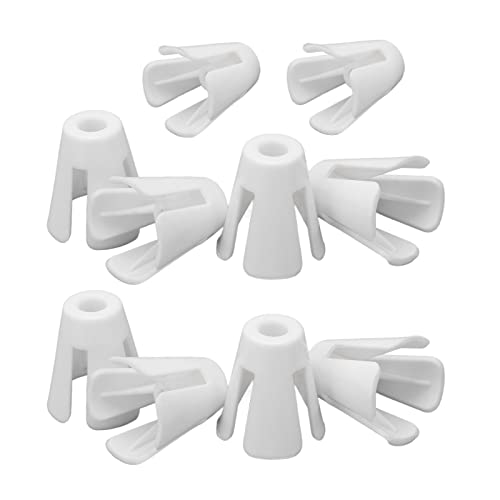 LUCKDANO Gewindespulenhalter, Kunststoff -Gewindehalter Serger Gewindekegel Kunststoff Leichter Kegelgewinde Halter 10pcs Kunststoffspulenklaue für Industrielle Nähmaschine von LUCKDANO