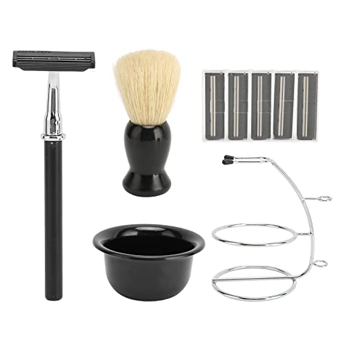 LUCKDANO Manuelles Bart -Trimmer -Kit, 5 in 1 Safer Trimmerhalter Bart Pinselschaumschüssel mit Aufbewahrungsbox, Gut für Gentlemen, Geeignet für Reisen oder Heimgebrauch Geeignet LUCKDANO Manuelles Bart -Trimmer -Kit, 5 in 1 Safer Trimmerhalter Bart Pinselschaumschüssel mit Aufbewahrungsbox, Gut für Gentlemen, Geeignet für Reisen oder Heimgebrauch Geeignet von LUCKDANO