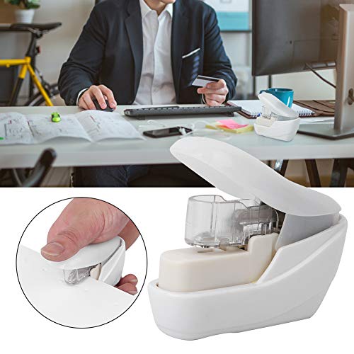 LUCKDANO Stapellosen Hefter, Stapelpapier Crimper ABS Material 4 Seiten Empfohlene Bindungsseiten für die Schule LUCKDANO Stapellosen Hefter, Stapelpapier Crimper ABS Material 4 Seiten Empfohlene Bindungsseiten für die Schule von LUCKDANO