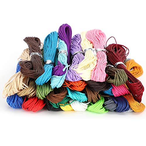 LUCKDANO Strasssternpatches, Strassflecken Sternflächen Wachste Kabelschnurdrahtwellenschmuck 1mm Durchmesser 10 M Polyester DIY Handwerk Accessoire LUCKDANO Strasssternpatches, Strassflecken Sternflächen Wachste Kabelschnurdrahtwellenschmuck 1mm Durchmesser 10 M Polyester DIY Handwerk Accessoire von LUCKDANO