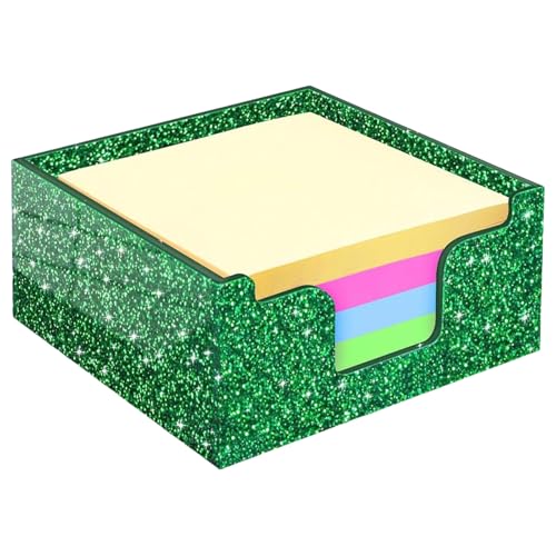 LUCKGONI Glitters Acryl-Notizblock-Spender, Organizer, glitzernder Acryl-Notizhalter, Spender, hält den Schreibtisch ordentlich, Schule, Büro LUCKGONI Glitters Acryl-Notizblock-Spender, Organizer, glitzernder Acryl-Notizhalter, Spender, hält den Schreibtisch ordentlich, Schule, Büro von LUCKGONI