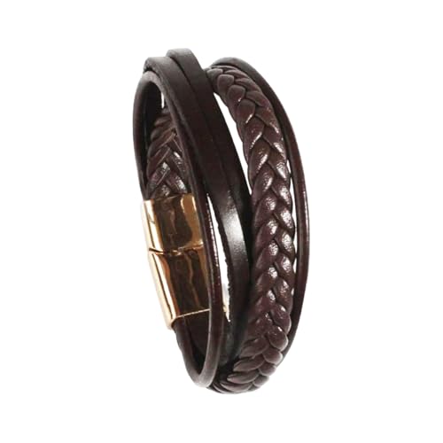 LUCKGONI Handgefertigtes Herren-Armband mit Edelstahl-Magnetverschluss für sicheres Tragen, ideal für Paare und modische Männer LUCKGONI Handgefertigtes Herren-Armband mit Edelstahl-Magnetverschluss für sicheres Tragen, ideal für Paare und modische Männer von LUCKGONI