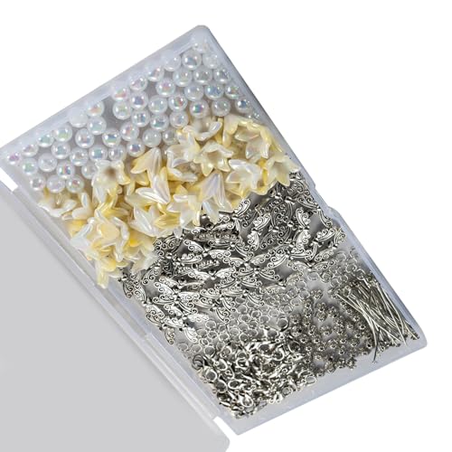 LUCKGONI Packung mit 50 bunten Perlen, Engels-Schlüsselanhänger, Charm-Anhänger, Dekoration für stilvolle und schöne Accessoires für den täglichen Gebrauch LUCKGONI Packung mit 50 bunten Perlen, Engels-Schlüsselanhänger, Charm-Anhänger, Dekoration für stilvolle und schöne Accessoires für den täglichen Gebrauch von LUCKGONI