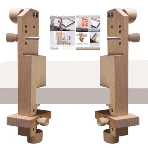 LUCKGONI Verstellbarer Stickständer mit Stickrahmen, Desktop-Nährahmenständer, freihändiger Handarbeitsständer zum Sticken LUCKGONI Verstellbarer Stickständer mit Stickrahmen, Desktop-Nährahmenständer, freihändiger Handarbeitsständer zum Sticken von LUCKGONI