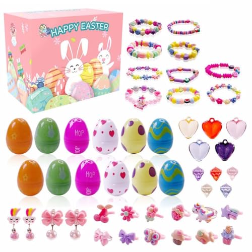 Prefilled Easter Eggs with Toys, Vorgefüllte Ostereier mit Spielzeug, Bunte Ostereier gefüllt mit Mini-Spielzeug und Überraschungen für Kleinkinder, Ostereier zum befüllen für Ostern Partyzubehör (B) Prefilled Easter Eggs with Toys, Vorgefüllte Ostereier mit Spielzeug, Bunte Ostereier gefüllt mit Mini-Spielzeug und Überraschungen für Kleinkinder, Ostereier zum befüllen für Ostern Partyzubehör (B) von LUCKKY