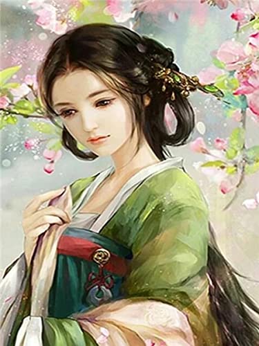 LUCKYRM Malen Nach Zahlen Japanische Geisha-Porträt Diy Handgemalt Ölgemälde Für Erwachsene Er Anfänger Wandkunst Dekoration Home Haus Deko 40X50Cm Rahmenlos LUCKYRM Malen Nach Zahlen Japanische Geisha-Porträt Diy Handgemalt Ölgemälde Für Erwachsene Er Anfänger Wandkunst Dekoration Home Haus Deko 40X50Cm Rahmenlos von LUCKYRM