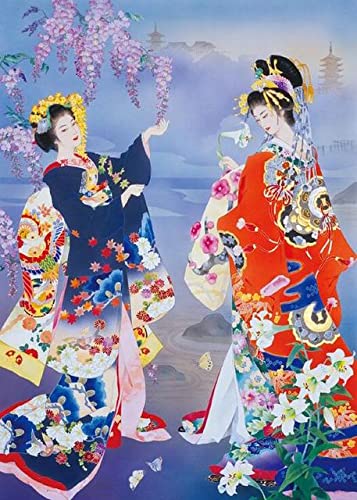 Malen Nach Zahlen Erwachsen Japanisches Geisha-Porträt Diy Handgemalt Ölgemälde Set Mit Leinwandpinseln Und Acrylfarben Für Hausdeko Geschenk 40X50Cm Rahmenlos Malen Nach Zahlen Erwachsen Japanisches Geisha-Porträt Diy Handgemalt Ölgemälde Set Mit Leinwandpinseln Und Acrylfarben Für Hausdeko Geschenk 40X50Cm Rahmenlos von LUCKYRM