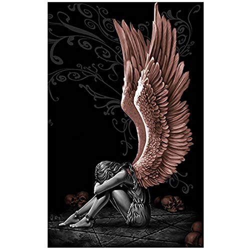 LUCKYYY DIY 5D Diamond Painting Engel und Teufel Vollquadrat Kreuzstich Strass Mosaik Hochzeitsdekoration Wandaufkleber LUCKYYY DIY 5D Diamond Painting Engel und Teufel Vollquadrat Kreuzstich Strass Mosaik Hochzeitsdekoration Wandaufkleber von LUCKYYY
