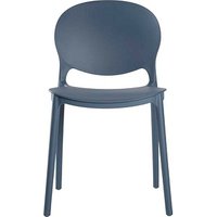 LÜLLMANN Besucherstuhl 230801 rauchblau Kunststoff, 1 St. von LÜLLMANN