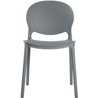 LÜLLMANN Besucherstuhl 230802 blaugrau Kunststoff, 1 St. von LÜLLMANN