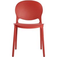 LÜLLMANN Besucherstuhl 230803 rostrot Kunststoff, 1 St. von LÜLLMANN