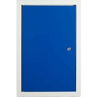 LÜLLMANN Metall-Hängeschrank 530471 enzianblau, lichtgrau 1 Fachboden 40,0 x 30,0 x 60,0 cm,, 1 St. von LÜLLMANN