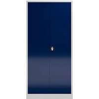 ClassiX Putzmittelschrank X-545541 enzianblau, lichtgrau 92,0 x 42,0 x 194,5 cm, aufgebaut von ClassiX